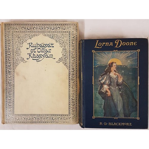 179 - R.D. Blackmore. Lorna Doone. C. 1910. Colour plates. Original gilt cloth;   and  Edward Fitzgerald (... 