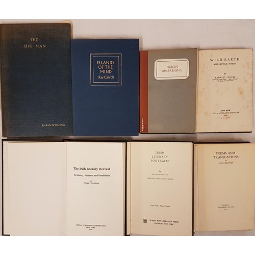 187 - Wild Earth, P. Colum, 1922; Islands of the Mind, Ray Carroll, D. 1989, signed ltd no of 250 copies o... 