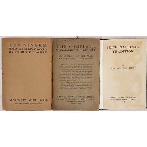 197 - Republican Pamphlets. The Complete Grammar of Anarchy by Members of War Cabinet and Their Friends co... 