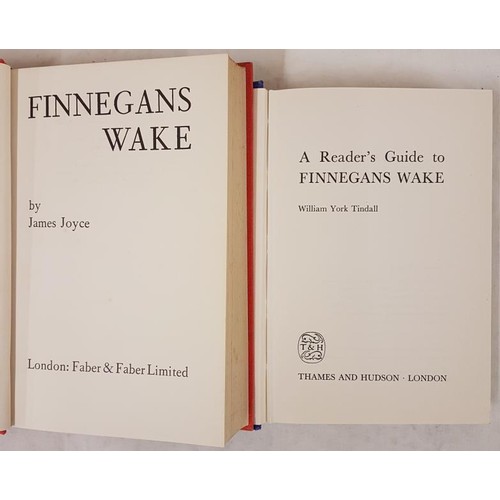 206 - James Joyce  Finnegans Wake. 1968;  and William York-Tindall A Reader’s Guide to Finnegans Wake. 196... 