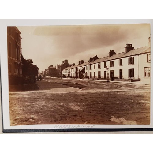 215 - Twelve large original photographs, (Lawrence, Dublin) C. 1890 of Newry, Newcastle, Warrenpoint, Drom... 