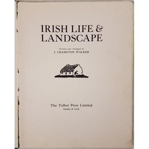 218 - J. Crampton Walker Irish Life and Landscape. c. 1926. Quarto. Illustrated with excellent reproductio... 