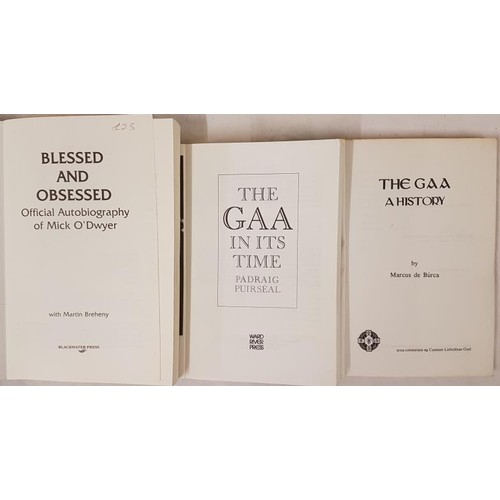 237 - GAA History:  Marcus De Búrca  The GAA: A History 1980. First edition. Pages 280, 8vo. Illustrated b... 