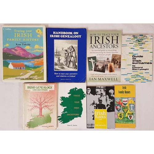 239 - Irish Genealogy Anthony Adolph  Tracing Your Irish Family History. Hardcover 2007. Pages 223 folio. ... 