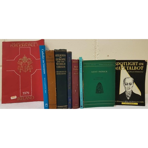 259 - Matt Talbot, bios by Carroll and Purcell; CTS booklet by O’Connor. The Catholic Keepsake, Newman et;... 