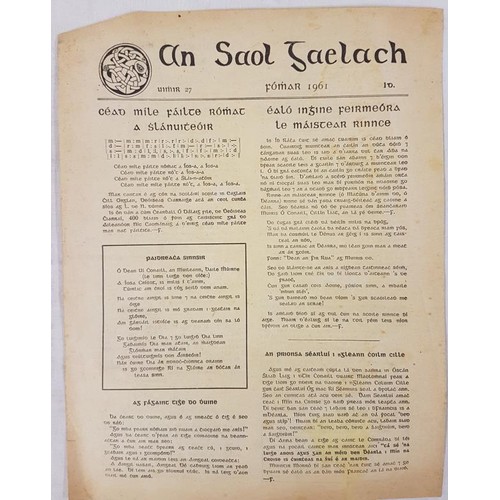 270 - An Saol Gaelach and Comar - box of Irish language publications