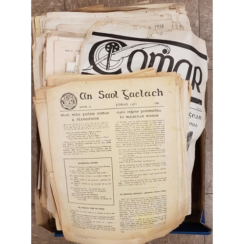 270 - An Saol Gaelach and Comar - box of Irish language publications