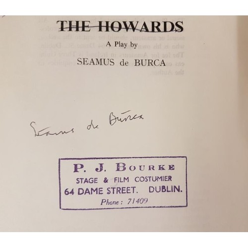 285 - Brendan Behan. The Scarperer. 1966. 1st edit. Behan’s only novel. And Seamus de Burca. Mrs How... 