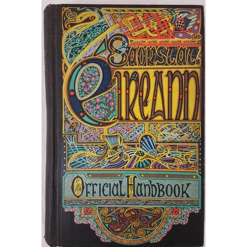 289 - Saorstát Éireann, official handbook. Large 8vo with Celtic pictorial cover; 324 +150 pages of the be... 