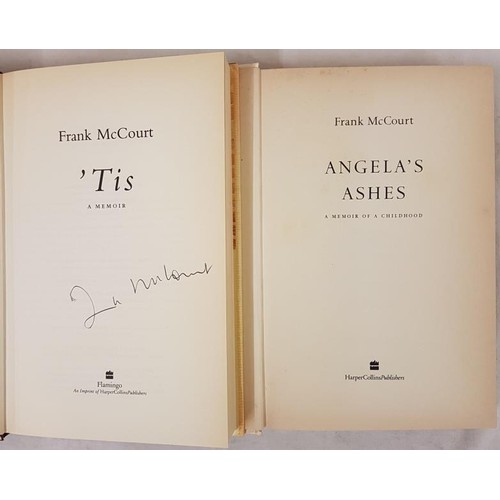 290 - ‘Tis - A Memoir, Frank McCourt, Signed by Author, First Edition, First Printing, Flamingo, 199... 