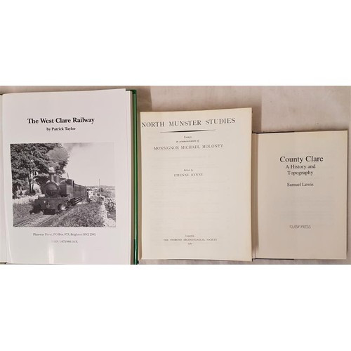 312 - The West Clare Railway by Patrick Taylor, North Munster Studies edited by Etienne Rynne (dj) and Cou... 