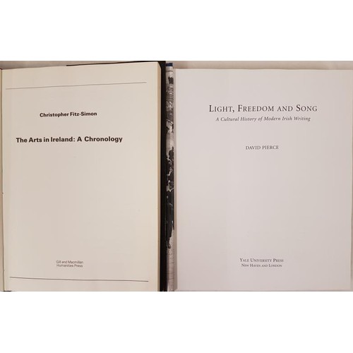 340 - Christopher Fitzsimon  The Arts in Ireland : A Chronological Survey. Hardcover 1982. Pages xiv,... 