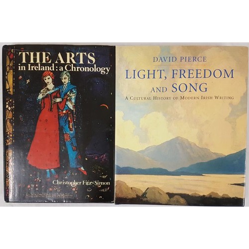 340 - Christopher Fitzsimon  The Arts in Ireland : A Chronological Survey. Hardcover 1982. Pages xiv,... 