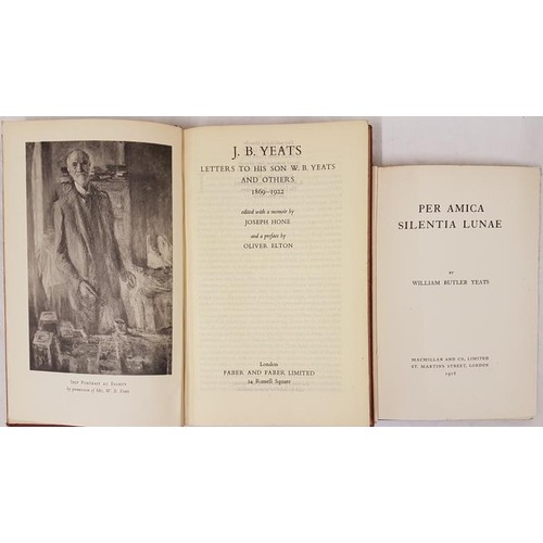 363 - W. B. Yeats. Per Amica Silentia Lunae. 1918. 1st edit original gilt cloth with Sturge Moore ornate g... 