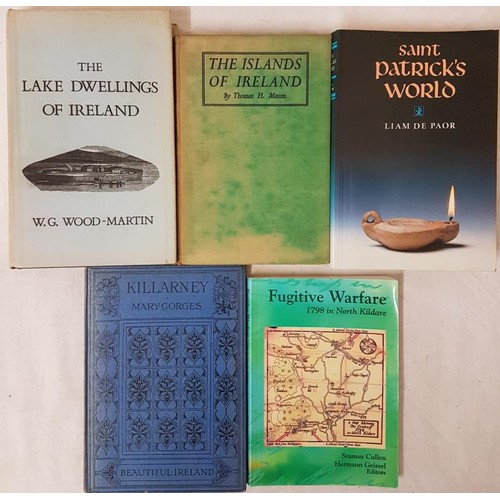 372 - The Islands of Ireland by Mason, The Lake Dwellings of Ireland by Wood-Martin, Killarney by Mary Gor... 