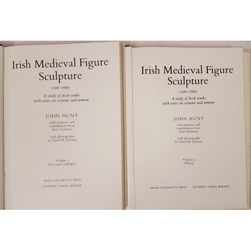 386 - Irish Medieval Figure Sculpture 1200-1600. A study of Irish tombs with notes on costume and armour. ... 