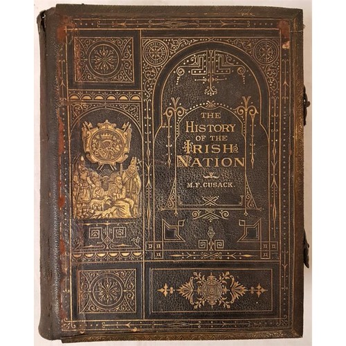 392 - M. F. Cusack  A History of the Irish Nation, with brass clasps