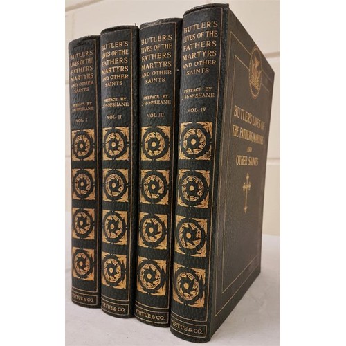 394 - Butler's Lives of the Fathers, Martyrs and other Saints, 4 vol set, in original green gilt boards (4... 