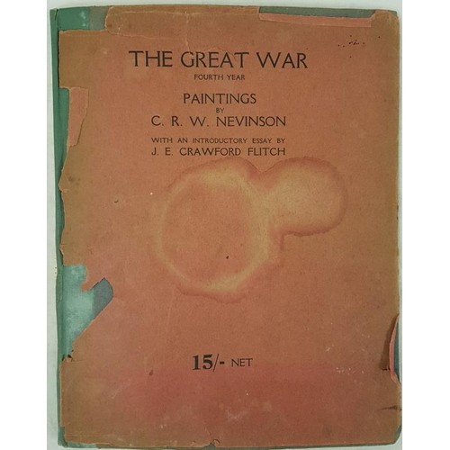 401 - The Great War - 4th Year Paintings by C.R.W. Nevinson with an introductory essay by J. E. Crawford F... 