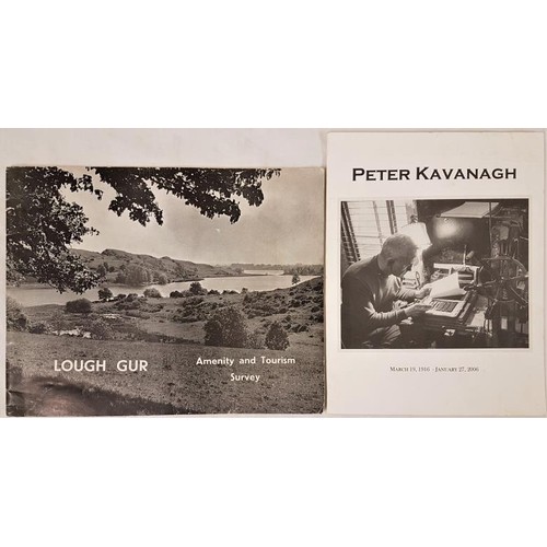 410 - N. Lichfield. Lough Gur, Co Limerick. C. 1960. Folio;  and Peter Kavanagh. 2006. 4 page booklet re P... 