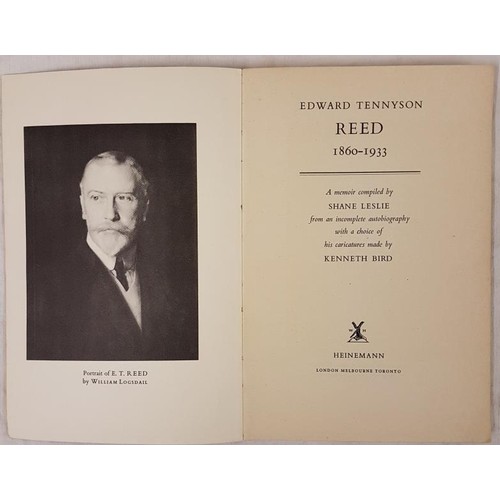 416 - Shane Leslie. E.T. Reed. 1957. Uncorrected Proof copy. Loosely inserted signed manuscript letter fro... 