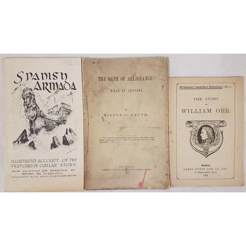 423 - Spanish Armada. Illustrated Account of Francisco de Cuellar Story from paintings by Bernard MacDonag... 