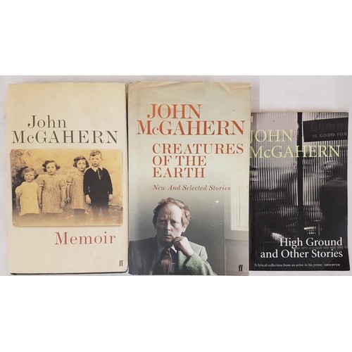 462 - Memoir, John McGahern, First Edition, First Printing, 2005, Faber & Faber, Hardback in Dustjacke... 