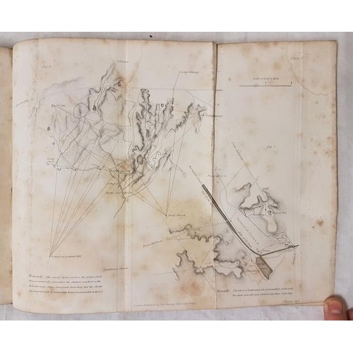 479 - Burr G.D., A Treatise on Practical Surveying and Topographical Plan Drawing with Plates. 2 books bou... 