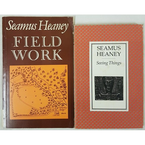 485 - Seamus Heaney. Field Work 1979;  and S. Heaney. Seeing Things 1991. Two first edits in p.b. (2)... 