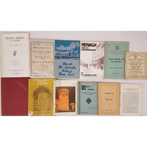 487 - Tipperary Interest. Tipperary Musical Society programme 1958; Greyhound Track Thurles programme 1955... 