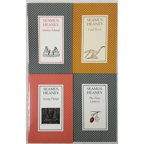 497 - Seamus Heaney, Poems - 4 Titles in Slipcase, as new, including: Station Island, 1984, Faber & Fa... 