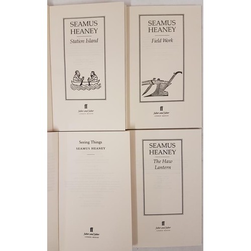 497 - Seamus Heaney, Poems - 4 Titles in Slipcase, as new, including: Station Island, 1984, Faber & Fa... 