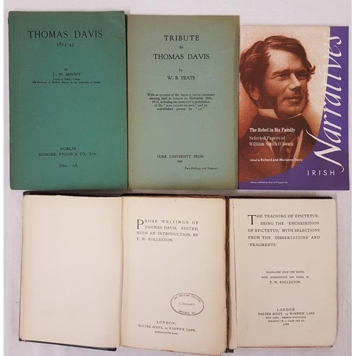 498 - Davis and Young Ireland: Moody, Thomas Davis, D. 1945; Yeats, Tribute to Thomas Davis, 1965; Prose W... 