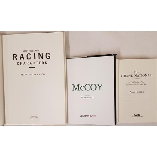 550 - Signed by the author  Brough Scott  McCoy: A Racing Post Celebration. Hardcover 2010. Pages 256 quar... 