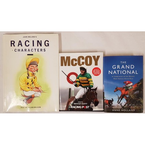 550 - Signed by the author  Brough Scott  McCoy: A Racing Post Celebration. Hardcover 2010. Pages 256 quar... 