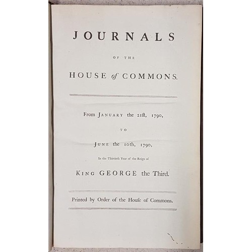 558 - Journals Of The House Of Commons - 8 vols