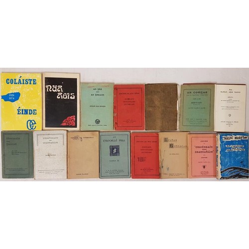 21 - Bundle of Irish Language Publications - An Comhar; Coláiste Éinde 1928-1978 and 13 oth... 