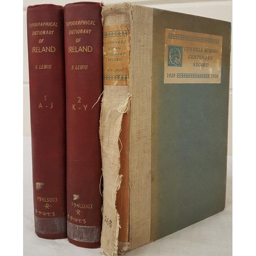 25 - Lewis's Topographical Dictionary of Ireland Vols 1 & 2; and O'Connell School Centenary Record 18... 