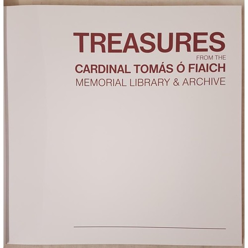 43 - Treasures From The Cardinal Tomás Ó Fiaich Memorial Library & Archive. 2010 in red... 