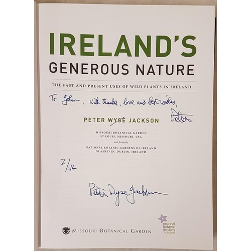 57 - Wyse, Jackson, Peter. Ireland's Generous Nature, The Past and Present Uses of Wild Plants in Ireland... 