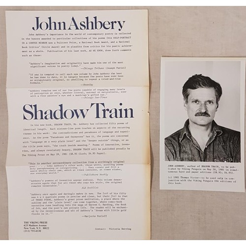 60 - Self-Portrait In A Convex Mirror, Poems by John Ashbery; 1st Shadow Train by John Ashbery, 1st with ... 