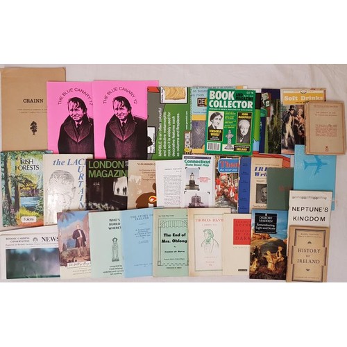 421 - Bundle of Various Booklets and Pamphlets - London Magazine, James Liddy etc.  (30)