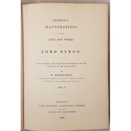 443 - Finden's Illustrations of the Life and Works of Lord Byron With Original and Selected Information on... 