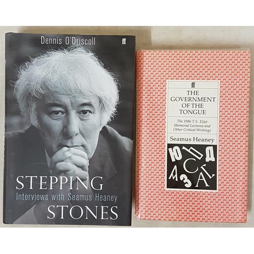 446 - Heaney, Seamus. Government Of The Tongue, F&F, 1988, 1st edit, dj; and Stepping Stones Interview... 