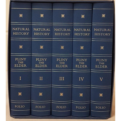 447 - Pliny, Natural History, Translated by H Rackham with introduction by Anthony T Grafton. London Folio... 