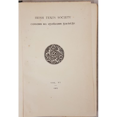 454 - Irish Texts Society: The Irish Aeneid; Rosa Anglica; The Poems of Blathmac and 3 others (6)