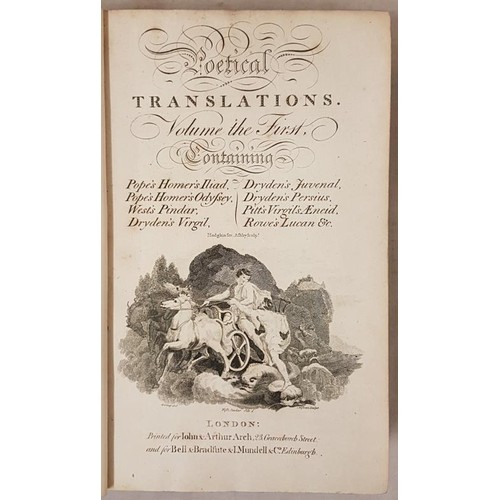 456 - Poetical Translations - Volume The First, Volume The Second and Volume The Third. Printed For John &... 