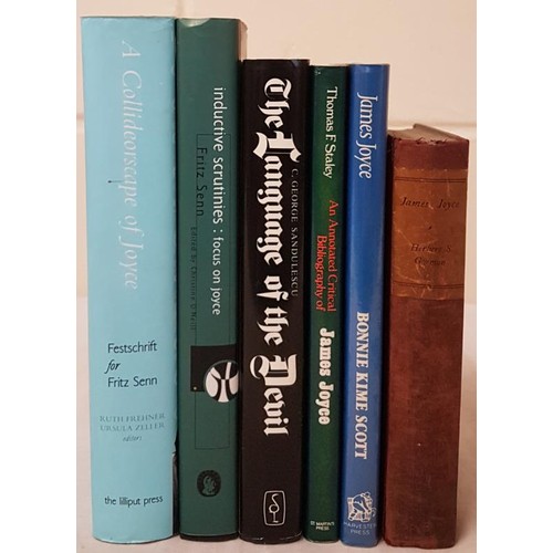 473 - James Joyce Interest:  Inductive Scrutinies Focus on James Joyce by Fritz Senn, Lilliput, 1995, dj; ... 