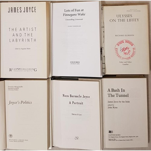 475 - James Joyce Interest - Ulysses On The Liffey by Richard Ellmann, F&F, 1972, ex-libris, dj; Nora ... 