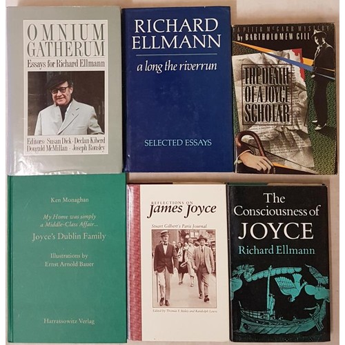 476 - James Joyce Interest - The Consciousness Of Joyce by Richard Ellman, F&F, 1977, dj; Reflections ... 